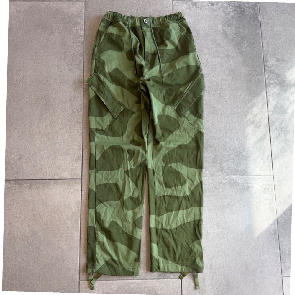 NWT Nike Air Jordan Flight Heritage Camo Cargo Pants Green Mens S Joggers
